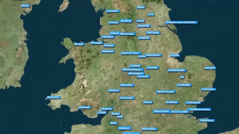 Cities in Britain