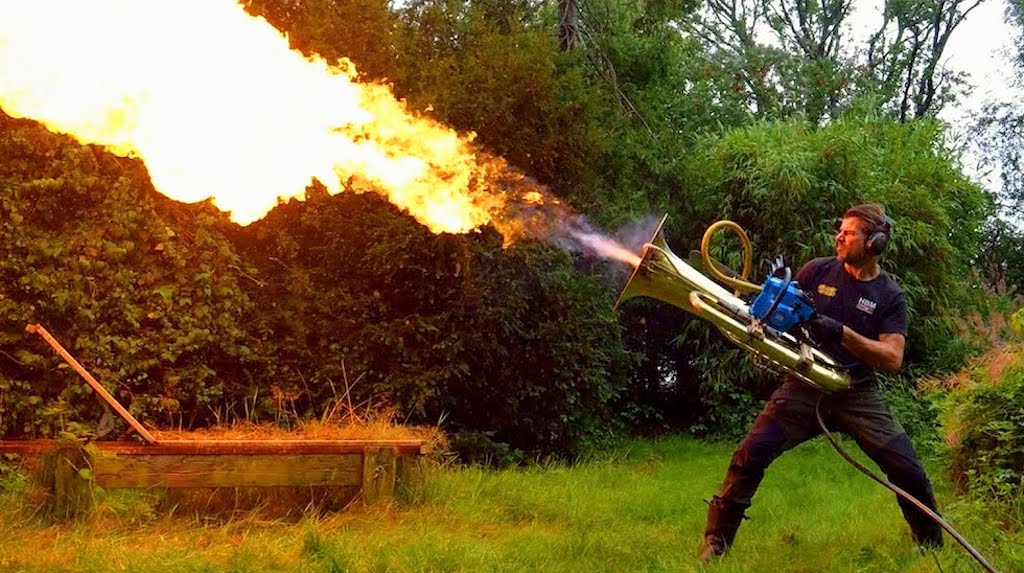 Flame Throwing Tuba