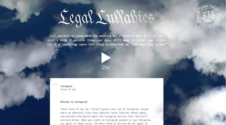 Instagram Legal Lullaby