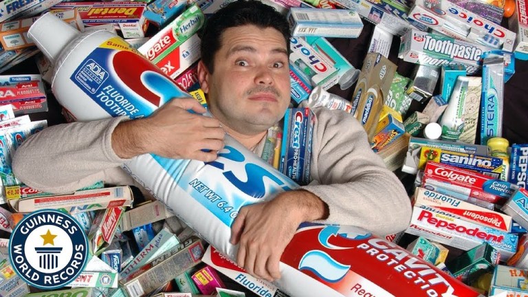 Largest Toothpaste Collection