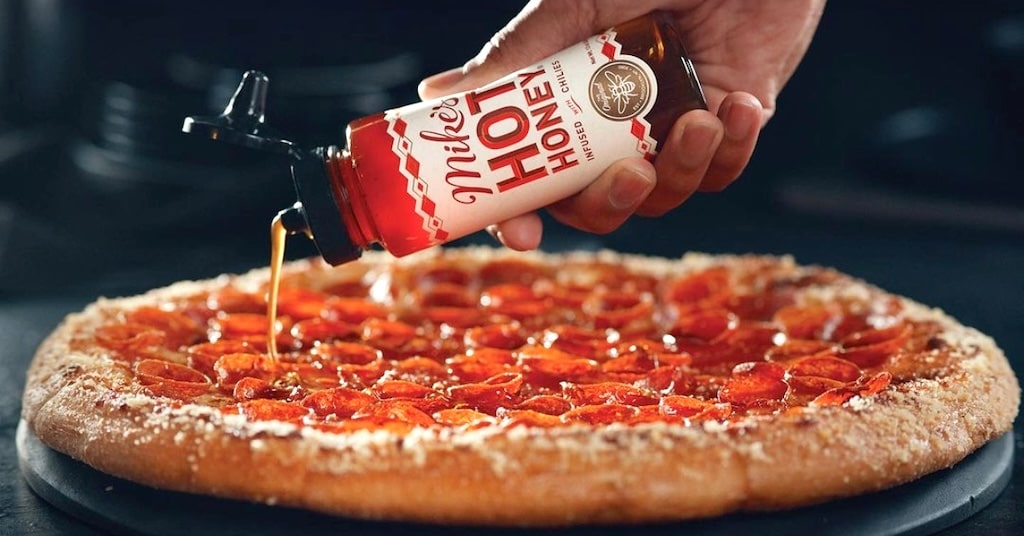Mike's Hot Honey on Pizza