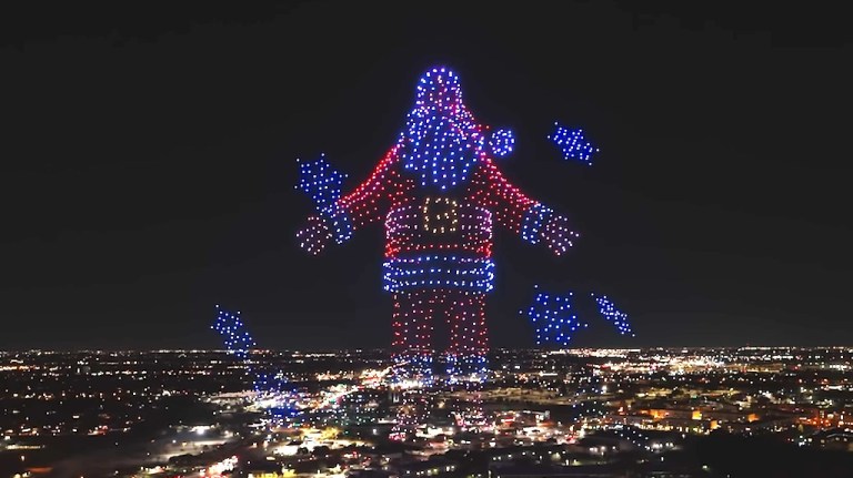 Guinness World Record Xmas Light Show