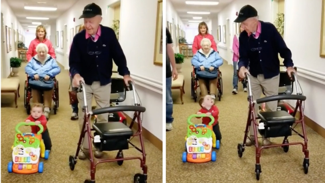 Great grandfather and Baby Walkers