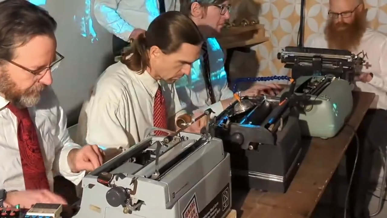 The Boston Typewriter Orchestra Goes Electric For Their NPR Tiny Desk ...