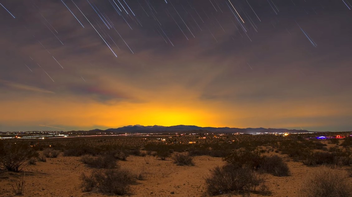 Stunning Timelapse of Joshua Tree National Park Going From Day to Night During the 2024 Wolf Moon