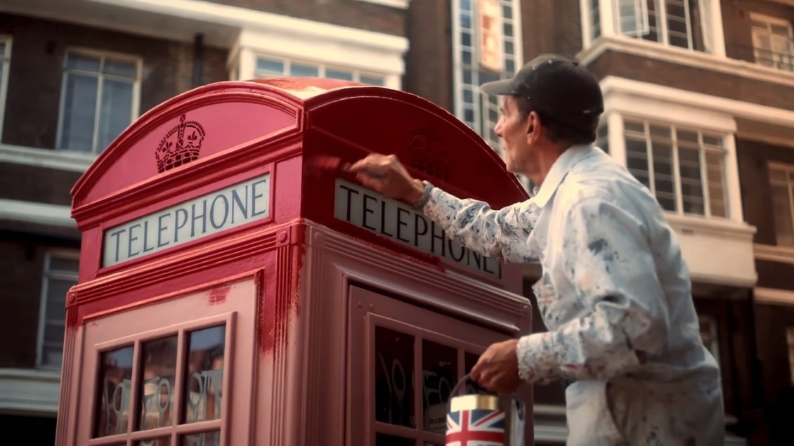 Last Telephone Box Painter in London