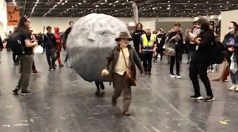 Indiana Jones Boulder Cosplay