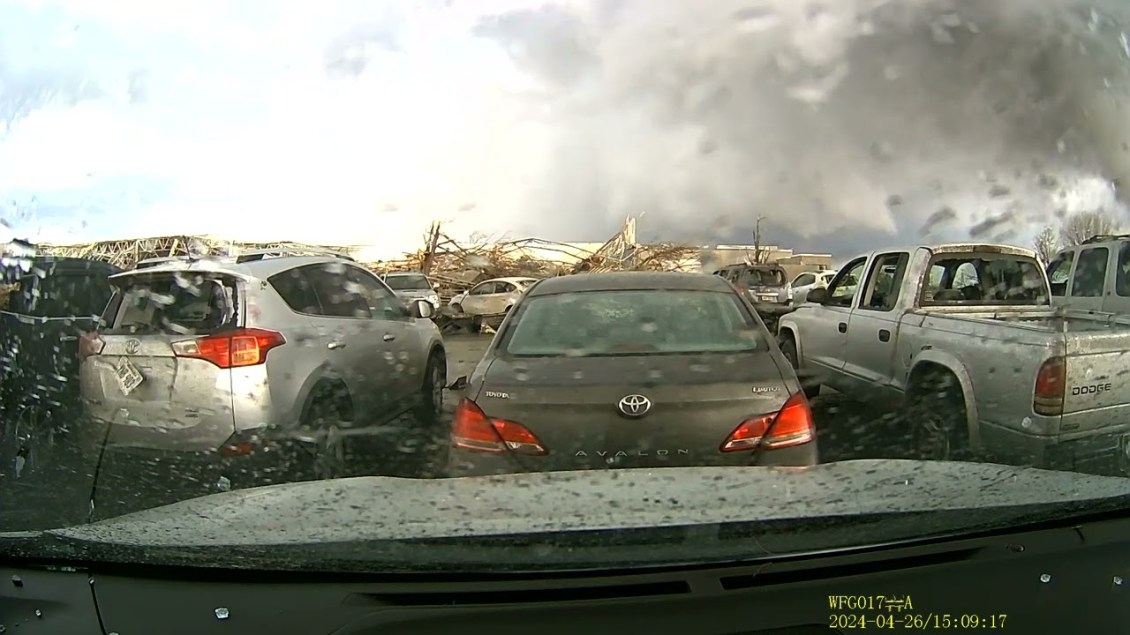 Dash Cam Tornado Footage Lincoln