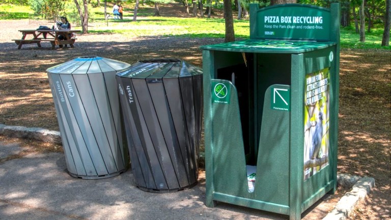 Pizza Recycling Central Park