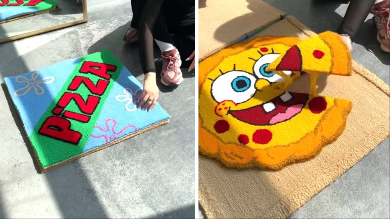 SpongeBob Pizza Rug