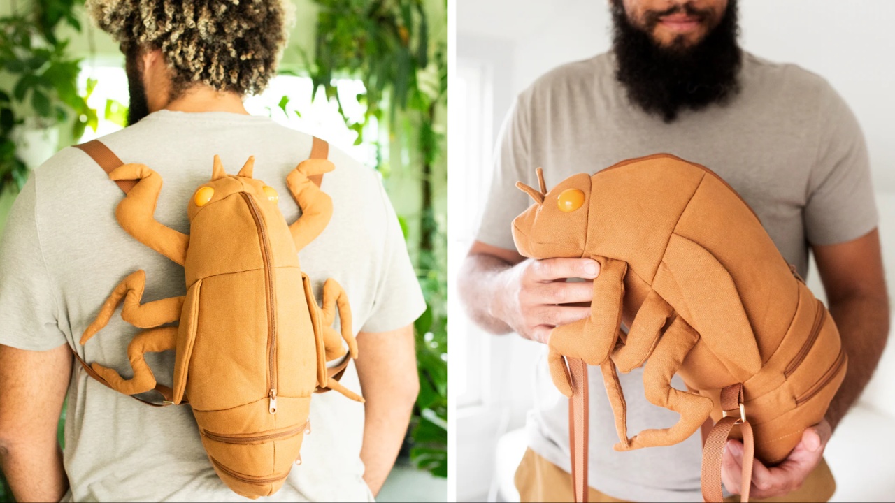 A Plushie Cicada Backpack Celebrating the Coinciding Emergence of 13 ...