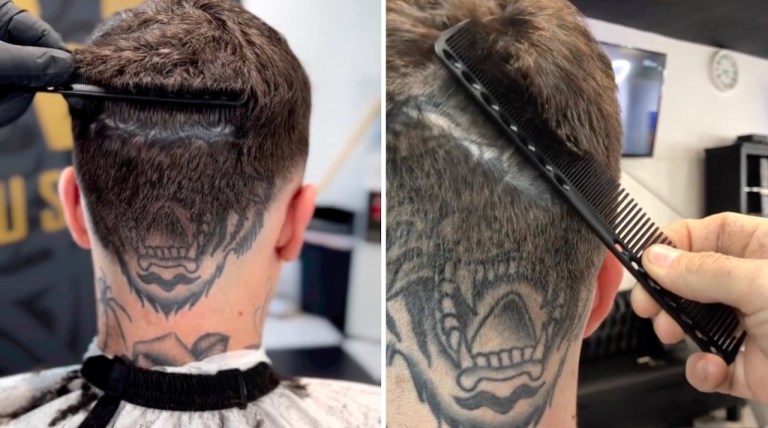 Head Tattoo Comb