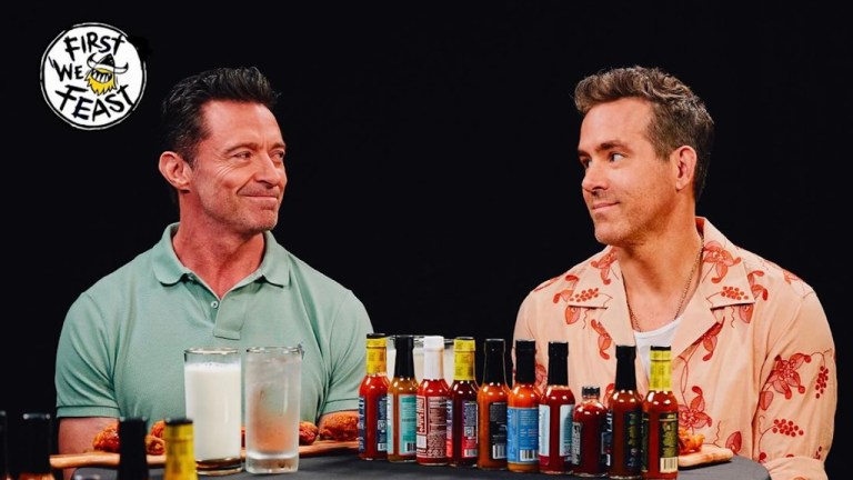 Ryan Reynolds Hugh Jackman Hot Ones