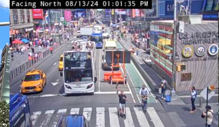 NYC Free Traffic Light Camera Selfies