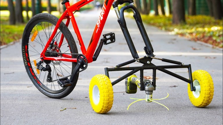 Bicycle Lawn Mower