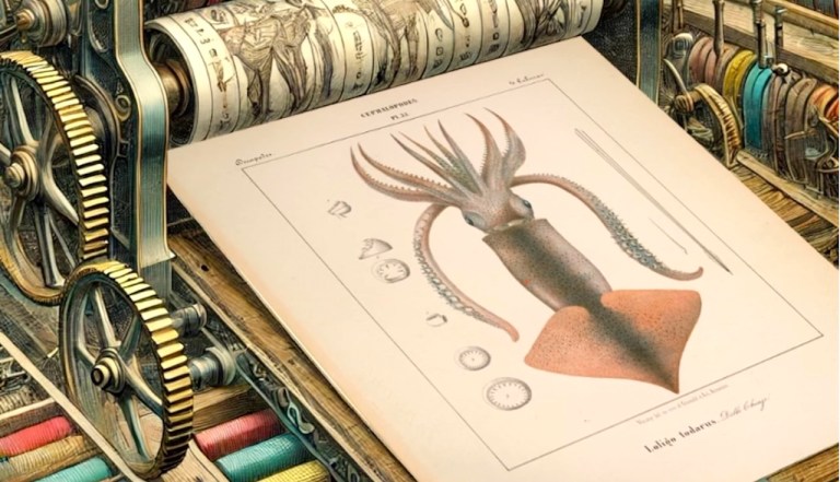 Chromolithographs of Cephalopods