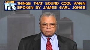 James Earl Jones Top 10 List