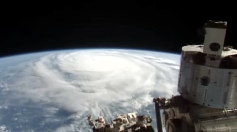 Hurricane Milton International Space Station