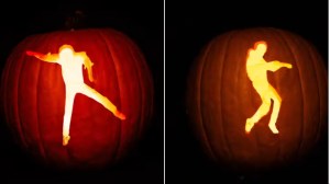 Michael Jackson Thriller Pumpkin Dance