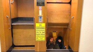 Riding Paternoster Lift