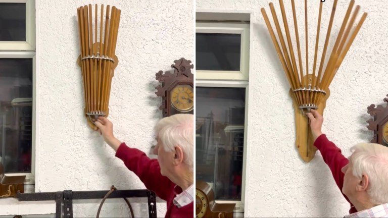 100 Year Old Umbrella Clothes Dryer