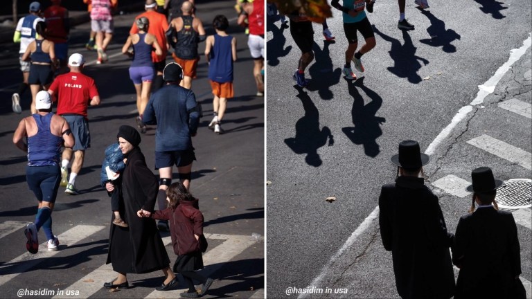 Hasidim NYC Marathon