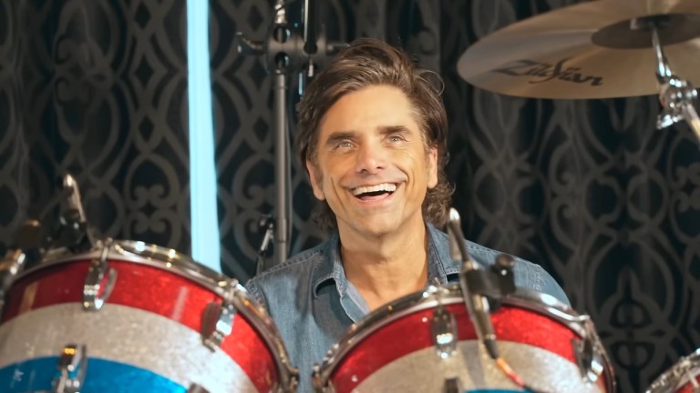 John Stamos Learns Tyalor Hawkins Drum Solo In 10 Days