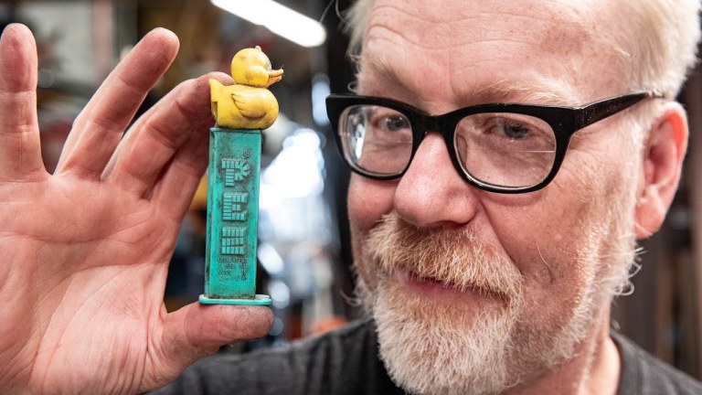 Adam Savage Aging Pez Dispenser