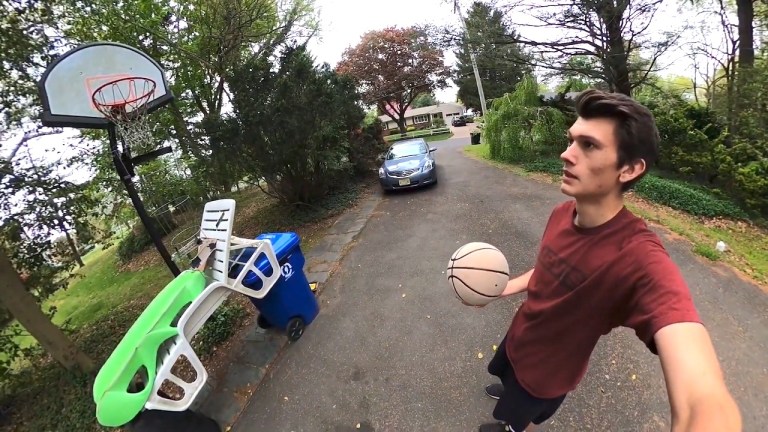 Rube Goldberg Trick Shot