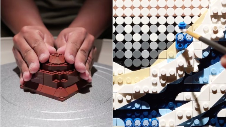 Stop Motion LEGO Clay Paint