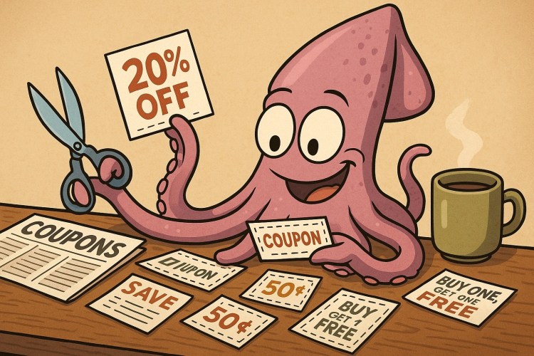 Squid Clipping Coupons