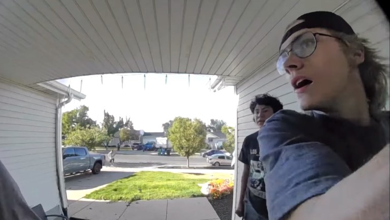 Teens Save Dogs Burning House