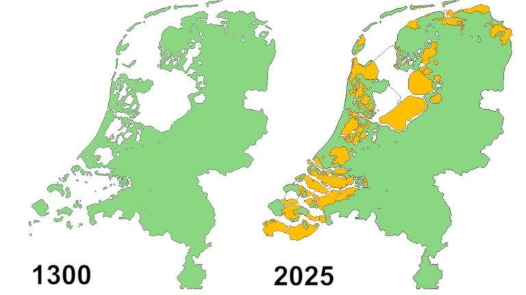Dutch New Land Dams Dikes