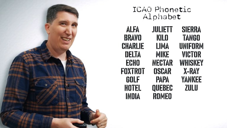 Evolution NATO Phonetic Alphabet