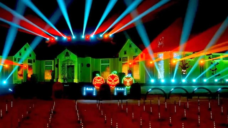 Halloween Light Show 2025