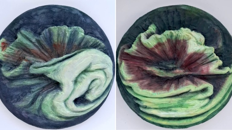 Aurora Borealis Wood Reliefs