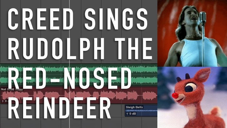 Creed Sings Rudolf Red Nosed Reindeer