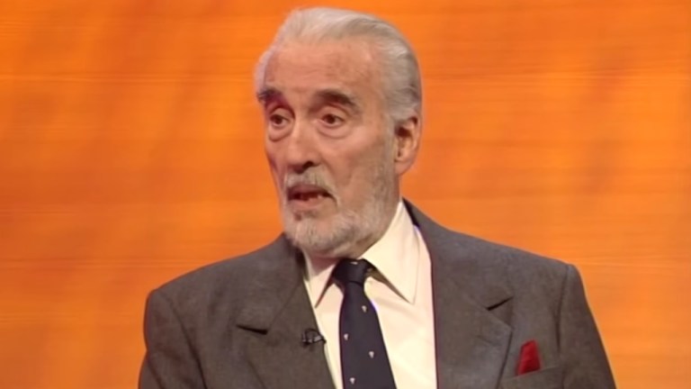 Sir Christopher Lee JRR Tolkien Meeting