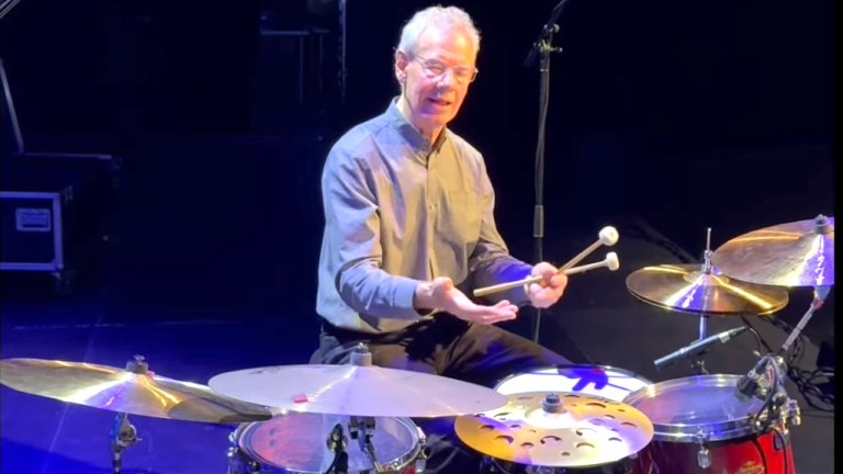 Bill Bruford Teaches Young Students