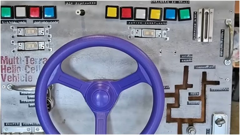 Control Panel for a Multi-Terra Helio-Cell Vehicle 407