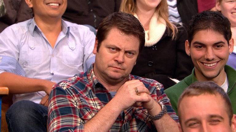 Nick Offerman Won't Laugh