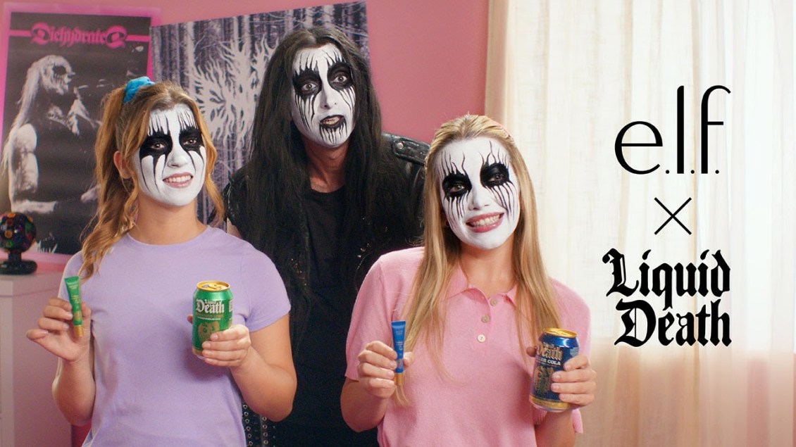 Liquid Death and e.l.f. Cosmetics Introduce ‘Lip Embalm’ With a Darkly Comedic Song About Chapped Lips