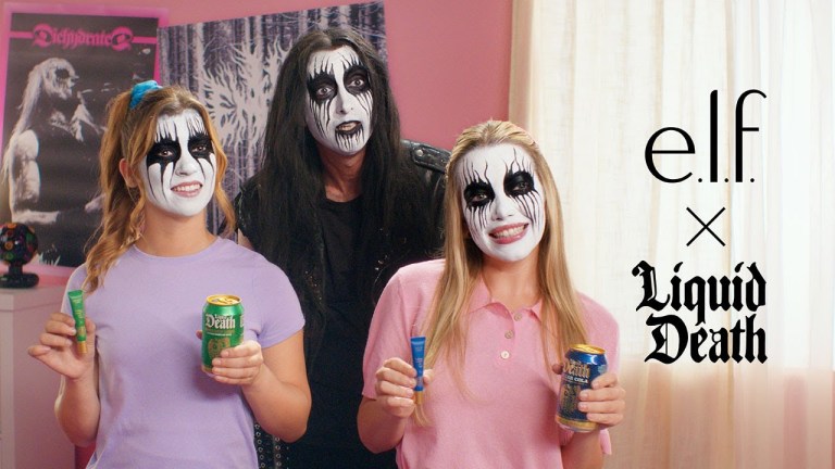 Liquid Death elf cosmetics Lip Embalm