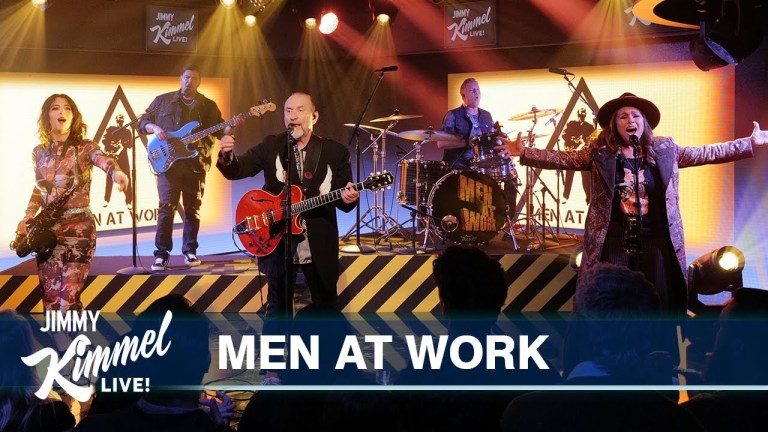 Men at Work on Jimmy Kimmel Live