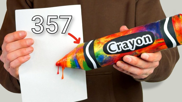 357 Crayons Into One