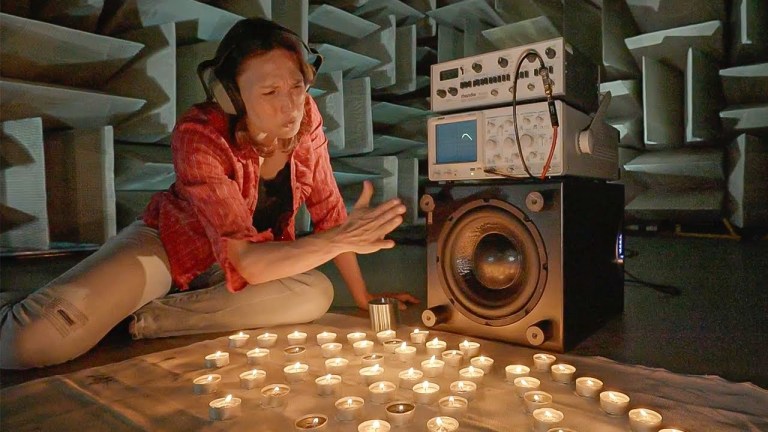 Candles Speaker Visualize Sound