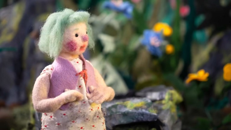 Tulip Needle Felted Thumbelina Adaptation