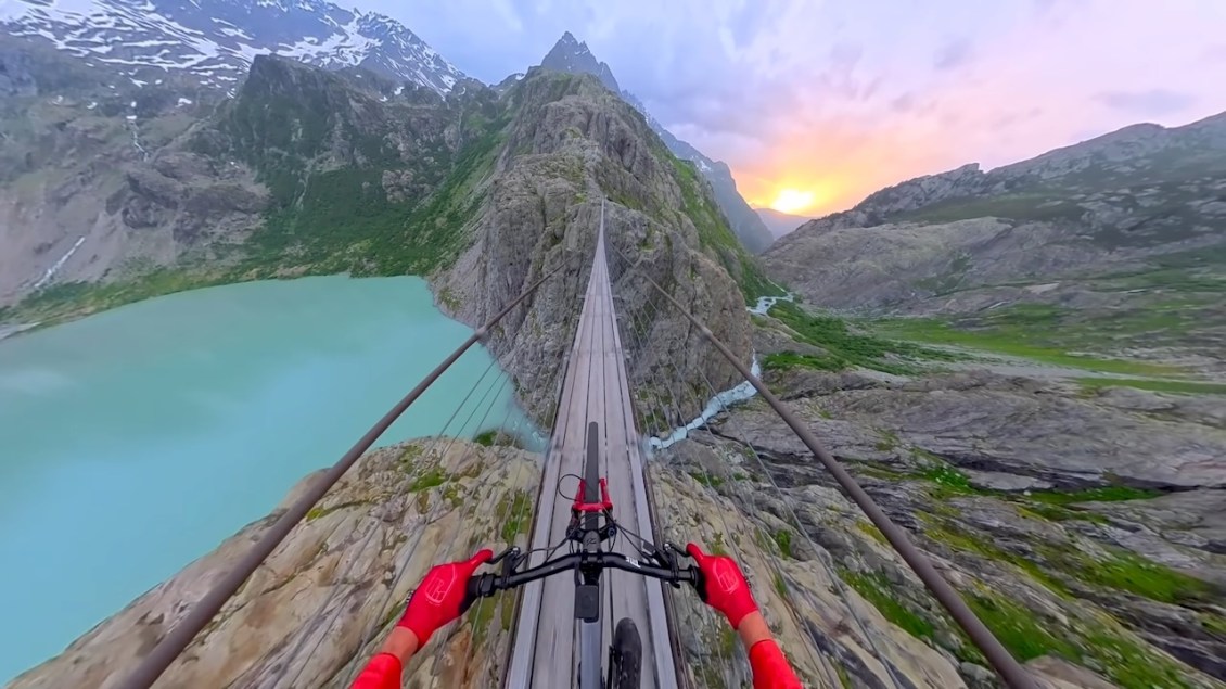 Incredible POV Footage of Riding Challenging Mountain Bike Lines