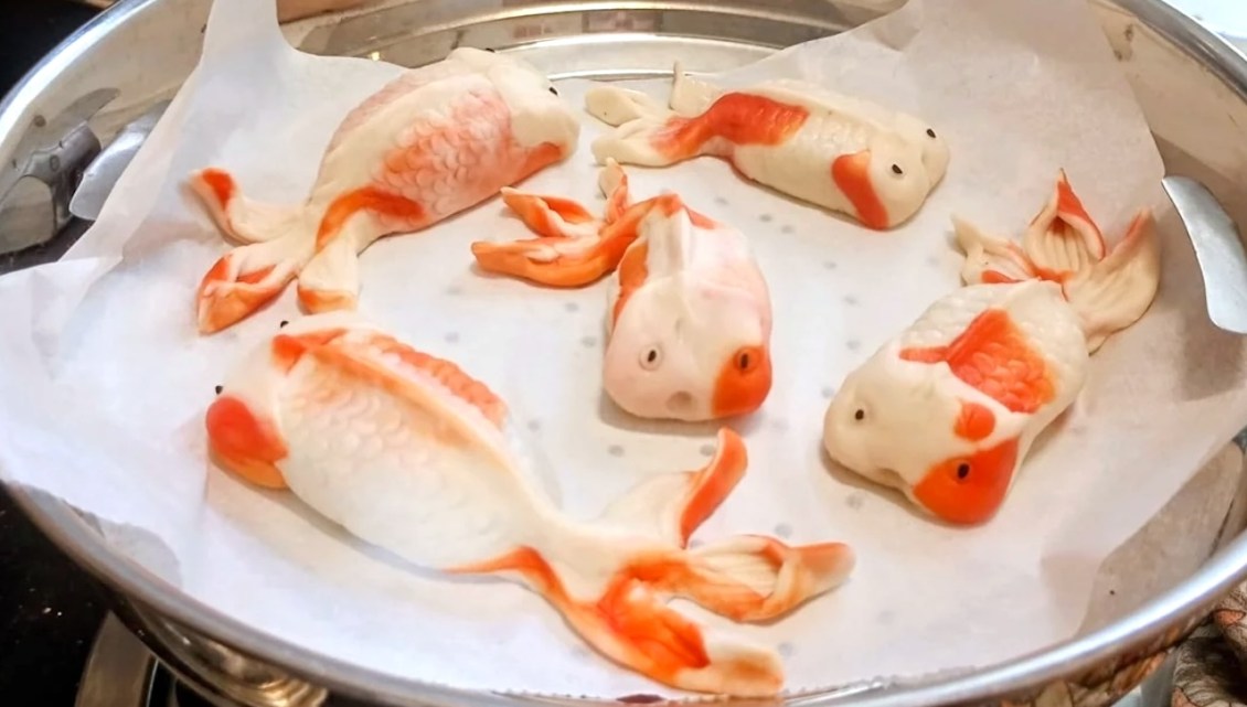 Adorable Little Goldfish Dumplings