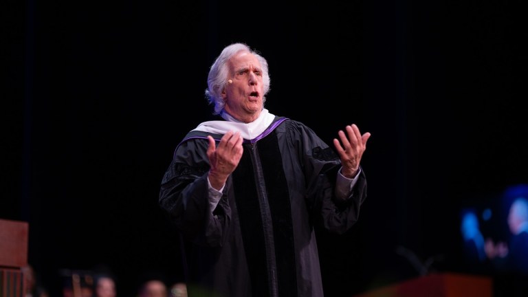 Henry Winkler Emerson College Commencement